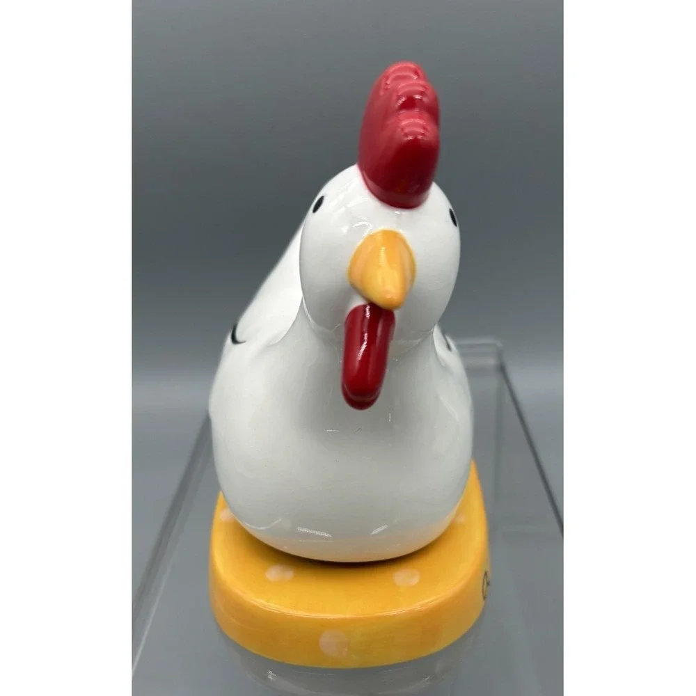 Vintage Silvestri Salt And Pepper Shaker Chicken & Eggs Set Sandra Magsamen READ